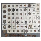 LARGE LOT OF MISC. FOREIGN COINS