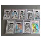 (9) GRADED JULIO RODRIGUEZ SPORTS CARDS