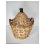 VINTAGE GREEN GLASS CARBOY