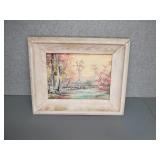 BATAVIA NY ARTIST K. DENNISON PAINTING