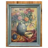 STILL LIFE OIL ON CANVAS, HELEN ALDEN WOODWORTH