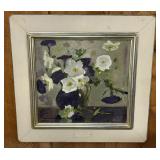 NINA MASON BOOTH OIL ON BOARD FLORAL STILL LIFE