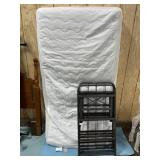 FOLDING BED/COT FRAME WITH MATTRESS