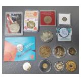 MIXED LOT OF COINS AND TOKENS