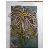 NEON ON HEAVY METAL BASE