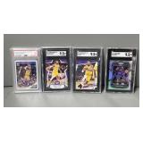 (4) LEBRON JAMES SPORTS CARDS