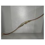BEAR GRIZZLY WOOD LONG  BOW - MISSING STRING