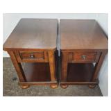 (2) SIDE ACCENT TABLES