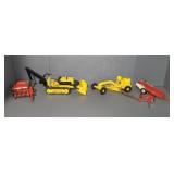 TONKA, AND TRU SCALE METAL TOYS