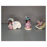 GOEBEL DEGRAZIA FIGURINES (3)