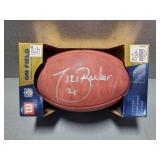 TIKI BARBER AUTOGRAPHED FOOTBALL