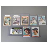 (8) THURMON MUNSON SPORTS CARDS
