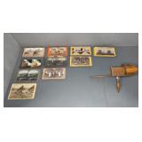 "PERFECSCOPE"  WITH STEREOSCOPE CARDS