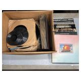 VINYL RECORDS & ANTIQUE VICTROLA RECORDS
