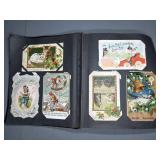 ANTIQUE POST CARDS IN ALBUM