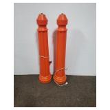 UNION PRODUCTS LAMP POST BASES BLOW MOLDS (2)