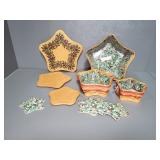 LONGABERGER HOLIDAY STAR SHAPED BASKETS