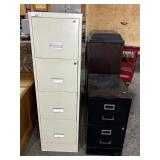 METAL FILE CABNETS - 4 DRAWER AND 2 DRAWER