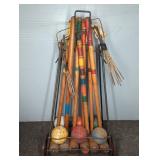 VINTAGE CROQUET SET