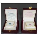 GEMSTONES: 3 CARAT BLUE ZIRCON &