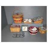 (6) LONGABERGER HOLIDAY BASKETS