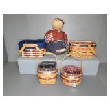 (4) LONGABERGER BASKETS