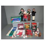CHRISTMAS CAROLERS & ORNAMENTS