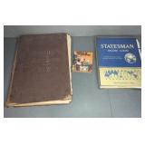 CIVIL WAR BOOK (1896), STAMP ALBUM, & POPEYE BOOK