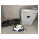 IRON, PAPER SHREDDER, AND RCA SPEAKER