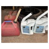 (3) GAL. YAMAHA 2 CYL OUTBOARD LUBE (2) PANS, CANS