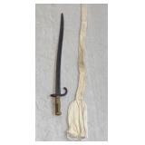 FRENCH YATAGHAN BAYONET SWORD