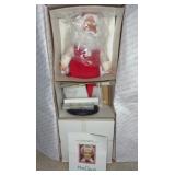 DANBURY MINT SANTA CLAUS AT HIS WORKBENCH DOLL