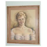 FRAMED PORTRAIT, JUNE HOWARD CRUNICK