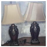 (2) MODERN TABLE LAMPS