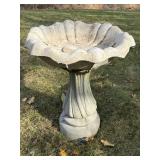 CONCRETE BIRDBATH