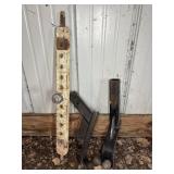 DRAWBAR, (2) BALL HITCHES