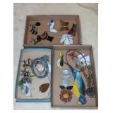 STAINED GLASS DECOR AND GLASS PIECES