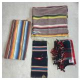 MEXICAN SERAPE BLANKET THROWS