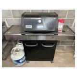 WEBER SPIRIT GRILL, W/ (2) PROPANE TANKS, IGNITER