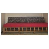 BAMBOO GARDEN BENCH/DAY BED, 80"X30"X23"