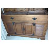 STEREO CABINET, 47" X 17" X 30"