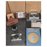 (3) CAMERAS, LENS, FLASH