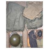 MILITARY HELMET, UNIFORMS, PATCHES, COLLECTIBLES