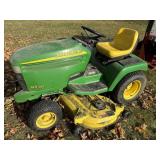 JOHN DEERE GX325 RIDING LAWNMOWER