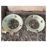 (2) OLIVER REAR WHEEL WEIGHTS