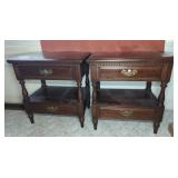 (2) MATCHING END TABLES - KLING