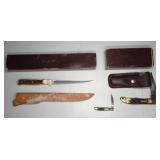 (2) UNCLE HENRY KNIVES - SCHRADE