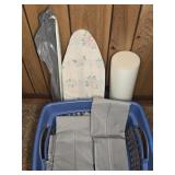 GARMENT BAGS, IRONING BOARD