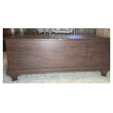 WOODEN STORAGE CHEST, 50"X20"X20"