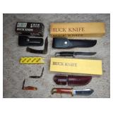 (4) BUCK KNIVES